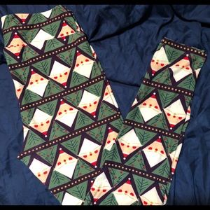 Santa LulaRoe TC leggings